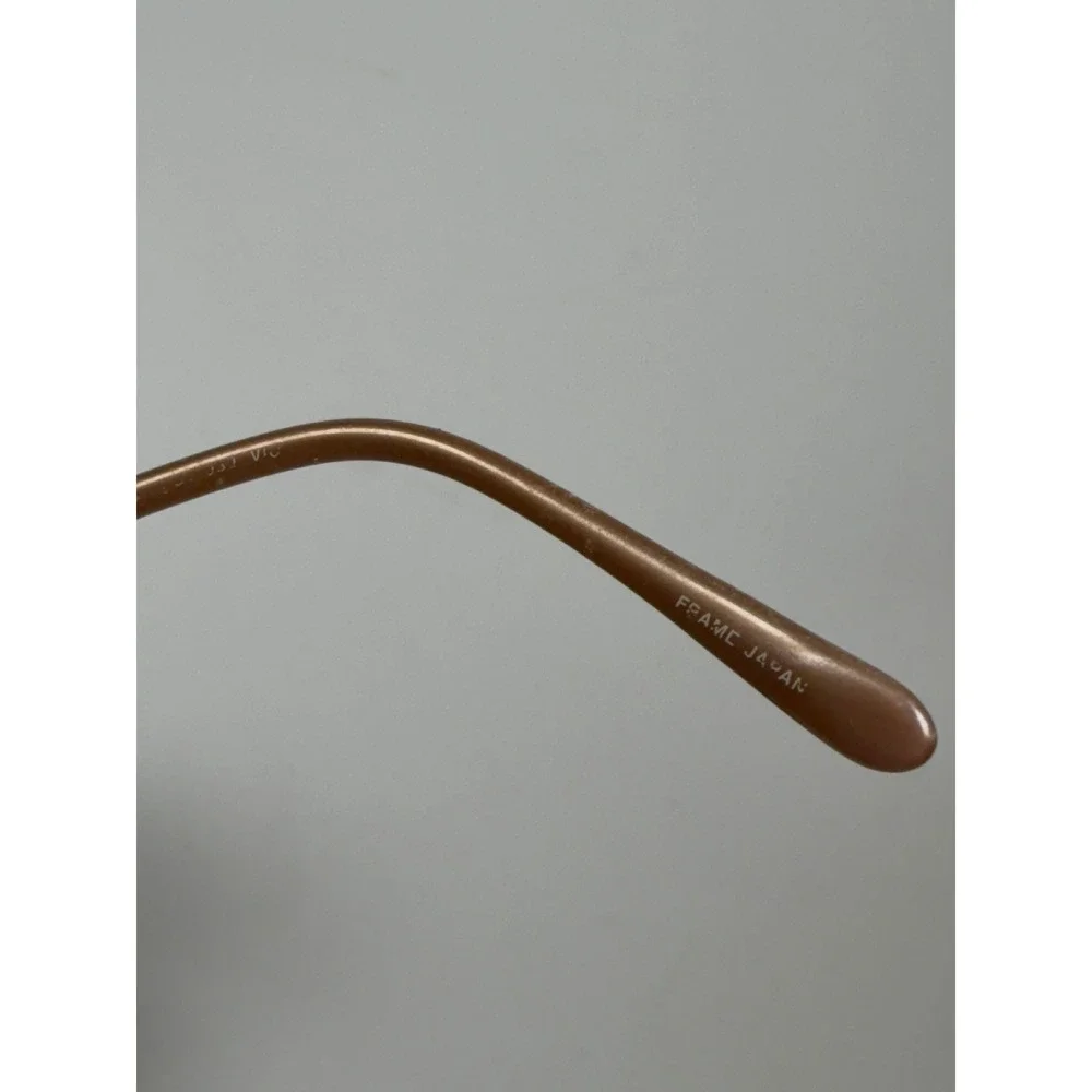 Tura Mod 939 VIO‎ Oval Eyeglasses frames Violet Metal Chain Link 51-17-135 Case